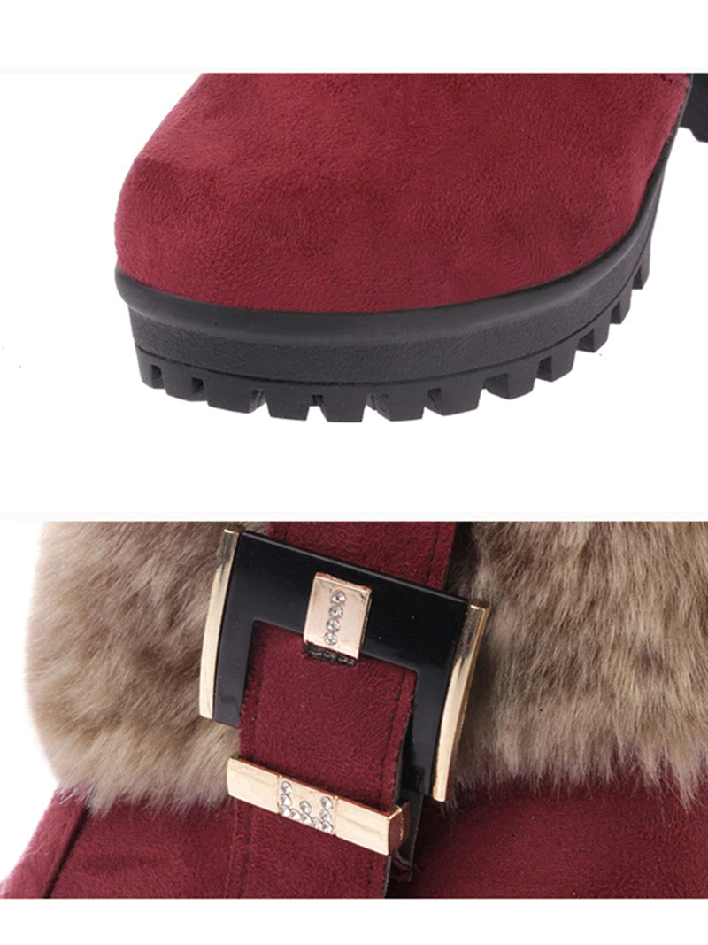 Lynne's Square Heel Winter Boots Lynne's Square Heel Winter Boots