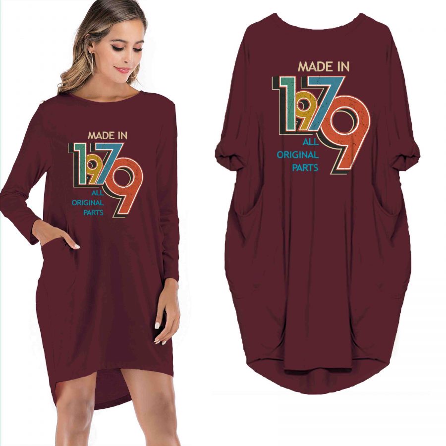 Made In 1979 All Original Parts Limited Edition Pocket Dress Made In 1979 All Original Parts Limited Edition Pocket Dress