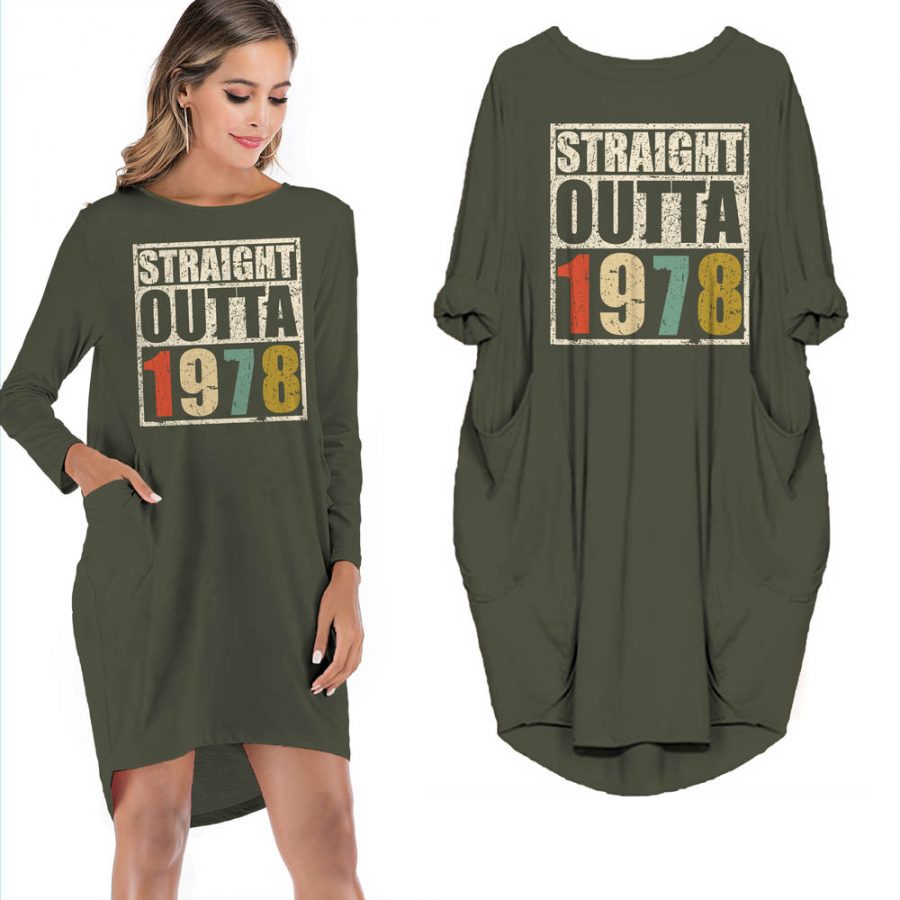 Straight Outta 1978 Limited Edition Pocket Dress Straight Outta 1978 Limited Edition Pocket Dress