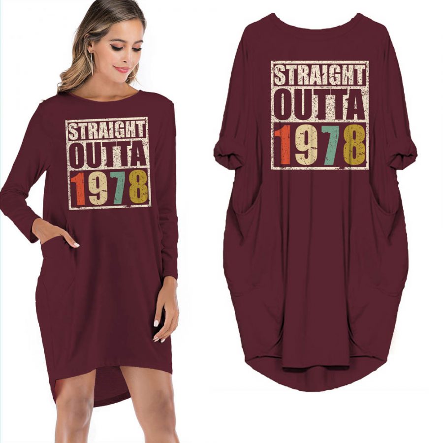 Straight Outta 1978 Limited Edition Pocket Dress Straight Outta 1978 Limited Edition Pocket Dress