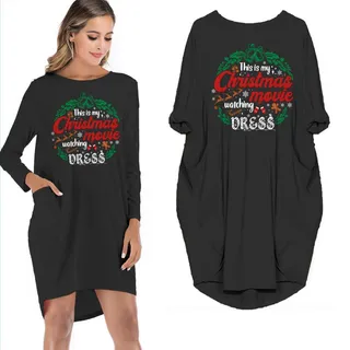 This Is My Christmas Movie Watching Dress