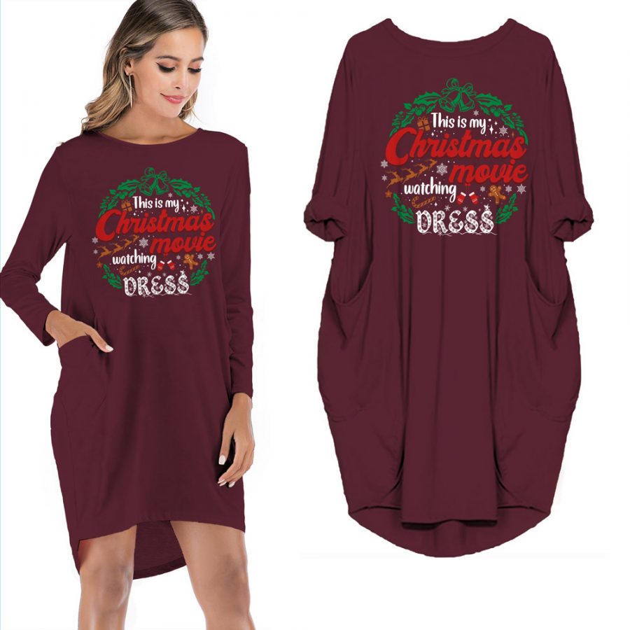 This Is My Christmas Movie Watching Dress This Is My Christmas Movie Watching Dress