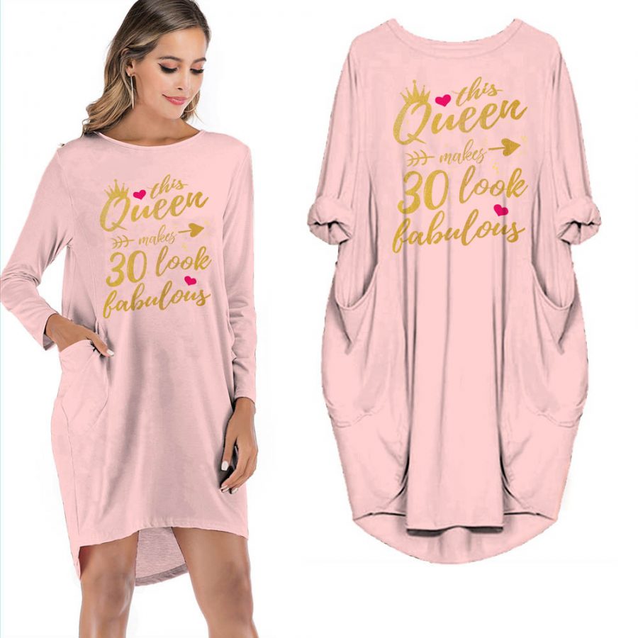 This Queen Makes 30 Look Fabulous Limited Edition Pocket Dress
