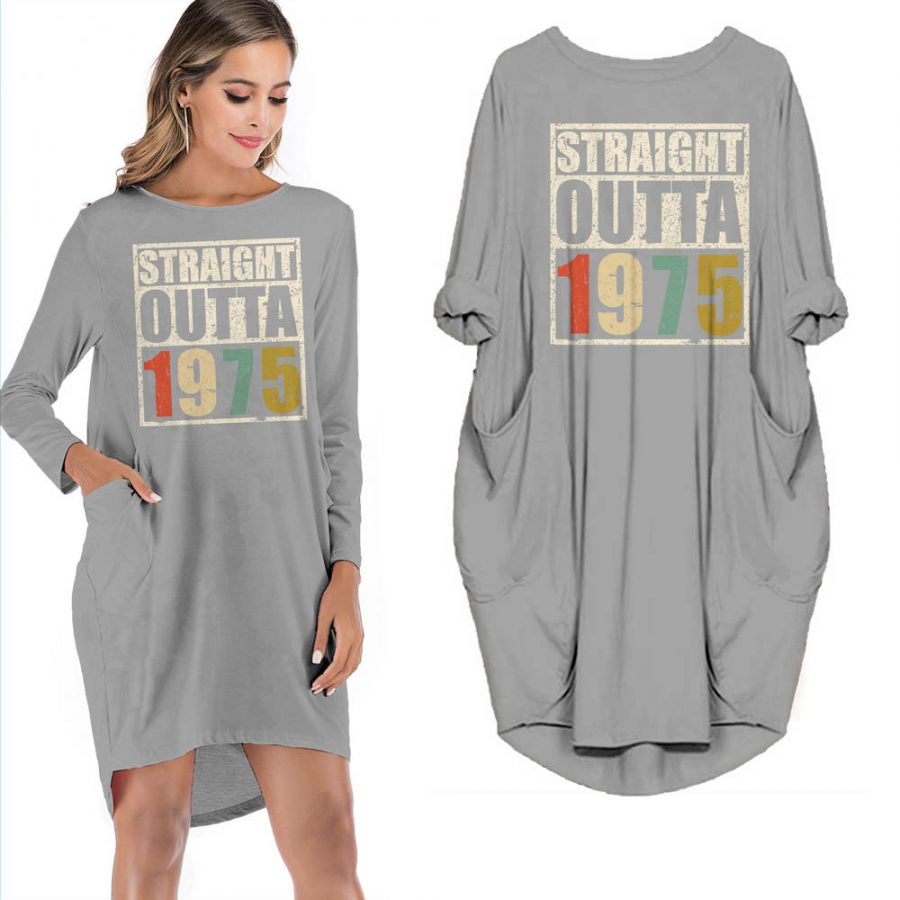 Birthday Outfits Straight Outta 1975 Limited Edition Pocket Dress