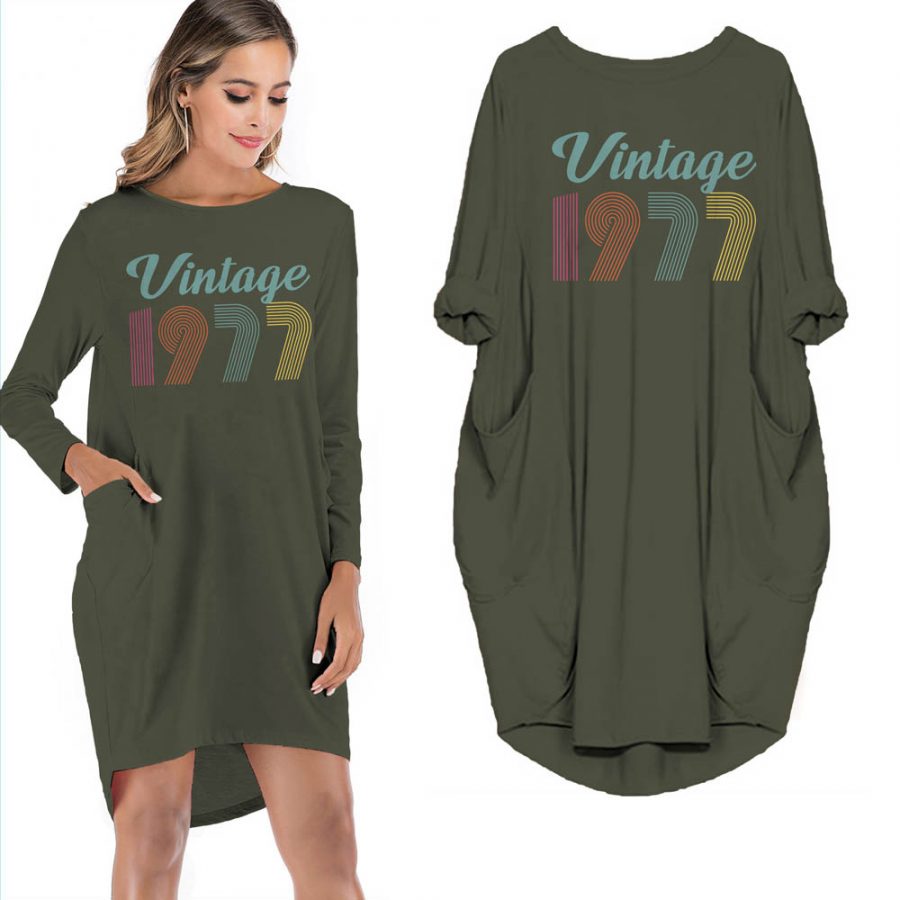 New Vintage 1977 Limited Edition Pocket Dress