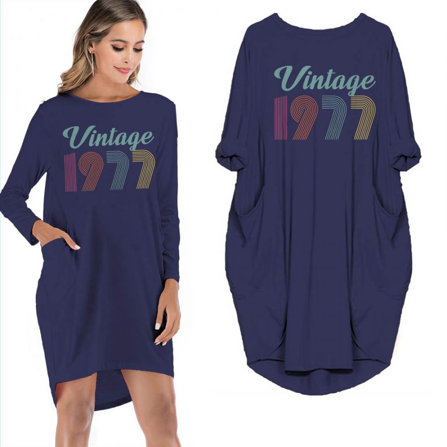 New Vintage 1977 Limited Edition Pocket Dress