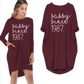 Sassy Since 1987 Limited Edition Pocket Dress