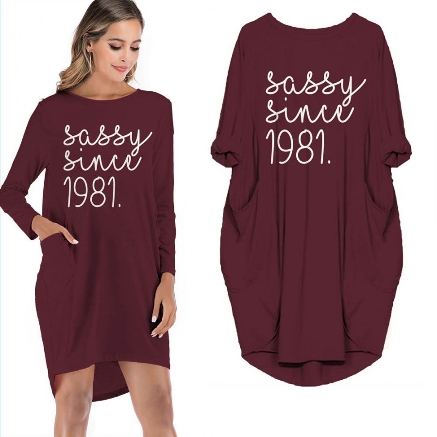 Sassy Since 1981 Limited Edition Pocket Dress