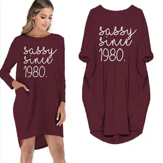 Sassy Since 1980 Limited Edition Pocket Dress