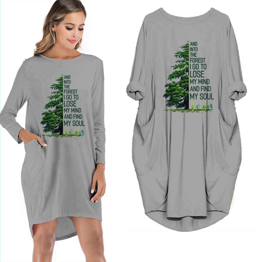 And Into The Forest I Go Limited Edition Pocket Dress