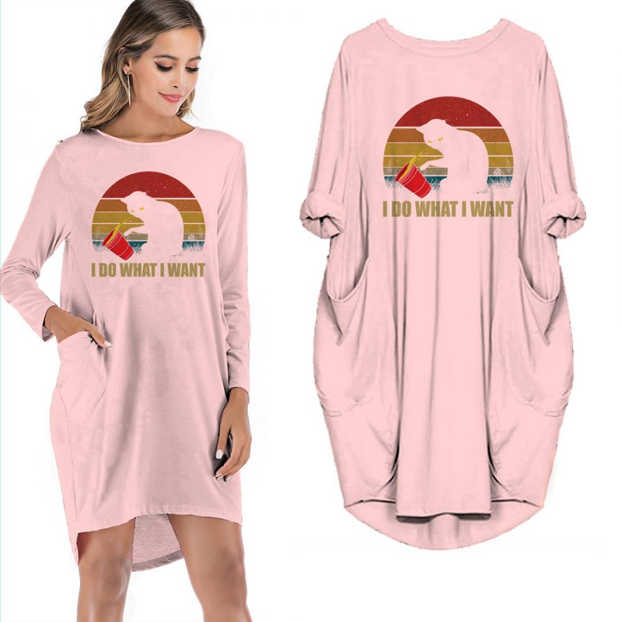 I Do What I Want Limited Edition Pocket Dress