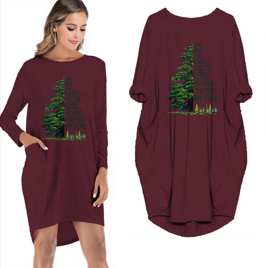 And Into The Forest I Go Limited Edition Pocket Dress