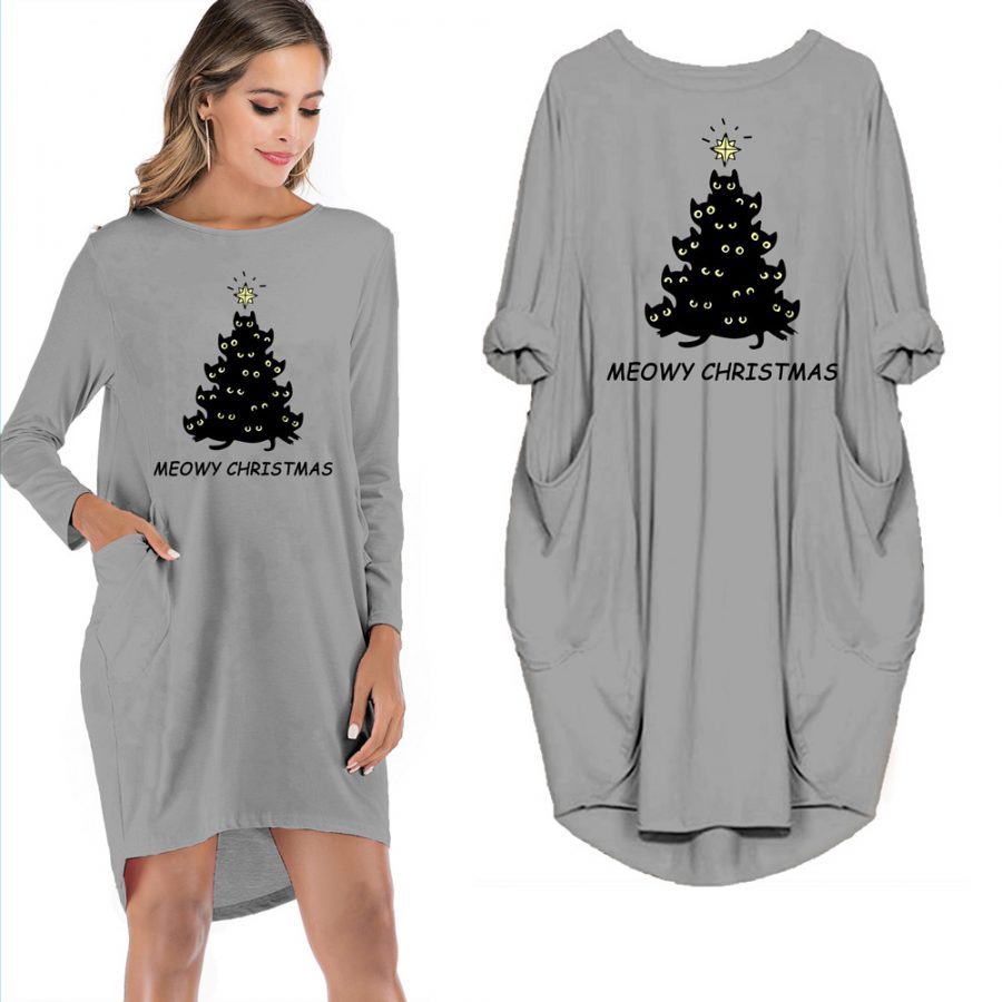 Meowy Christmas Limited Edition Pocket Dress