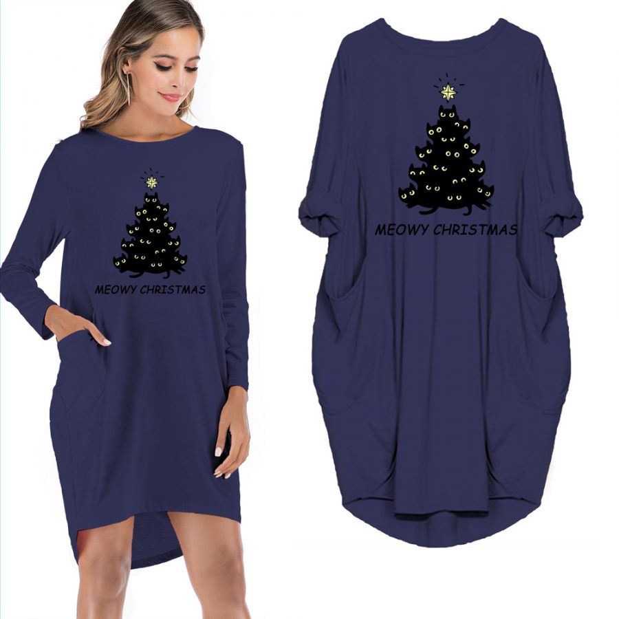 Meowy Christmas Limited Edition Pocket Dress