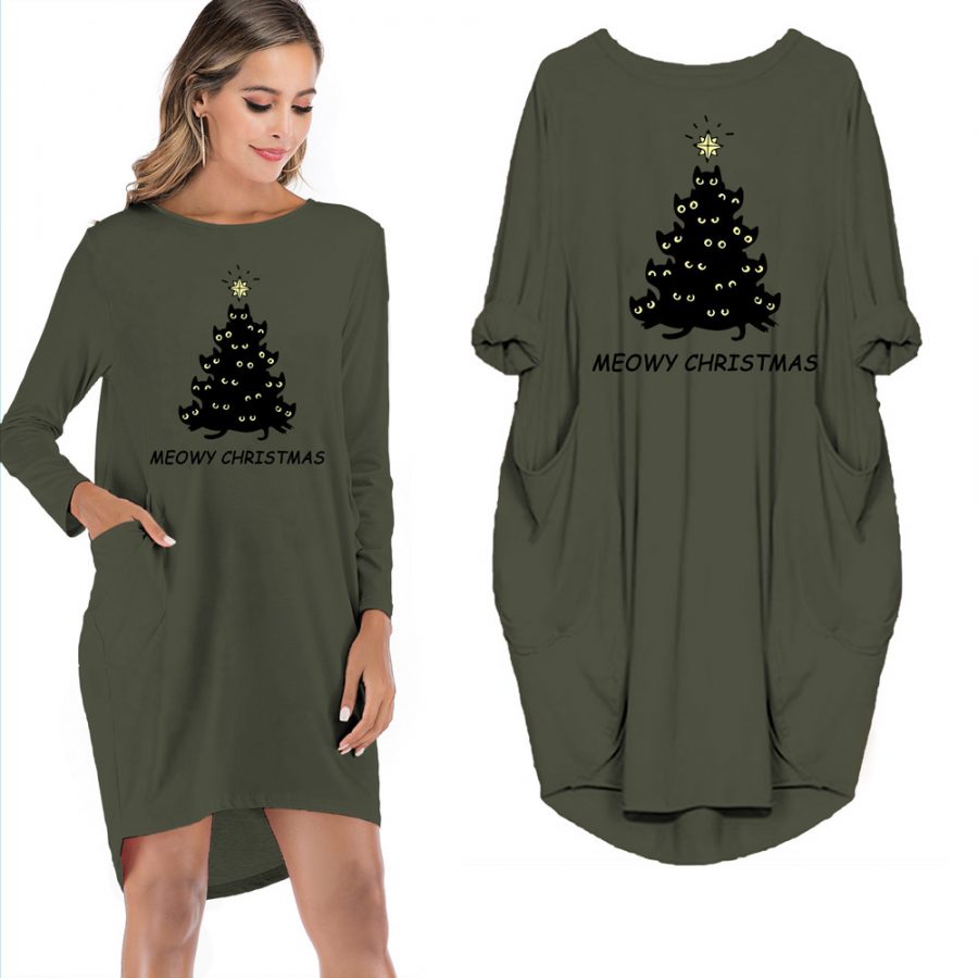 Meowy Christmas Limited Edition Pocket Dress