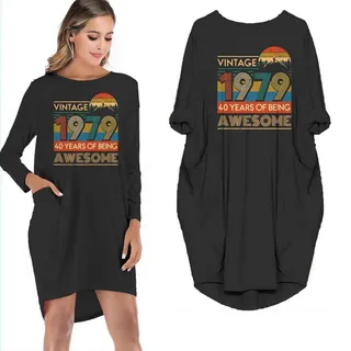 Vintage 1979 Pocket Dress