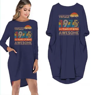 Birthday Outfits Vintage 1975 Pocket Dress – alternate
