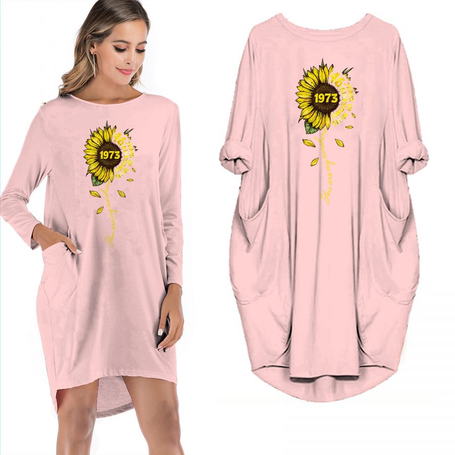 Birthday Outfits You Are My Sunshine 1973 Limited Edition Pocket Dress Birthday Outfits You Are My Sunshine 1973 Limited Edition Pocket Dress