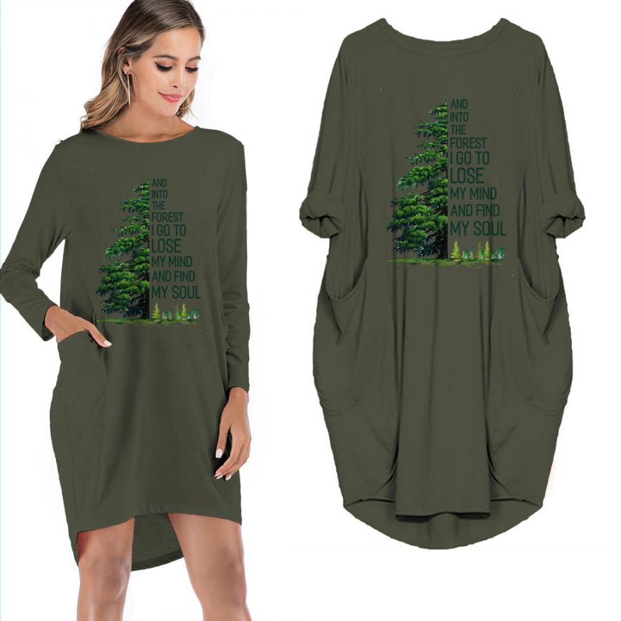 And Into The Forest I Go Limited Edition Pocket Dress