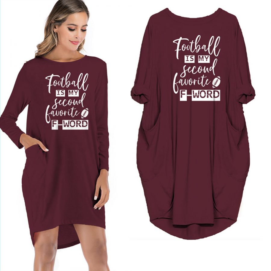Football Is My Second Favorite F-Word Limited Edition Pocket Dess