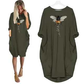 Let It Be Limited Edition Pocket Dress Hippie Clothes – alternate