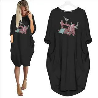 Sewing Machine Limited Edition Pocket Dress