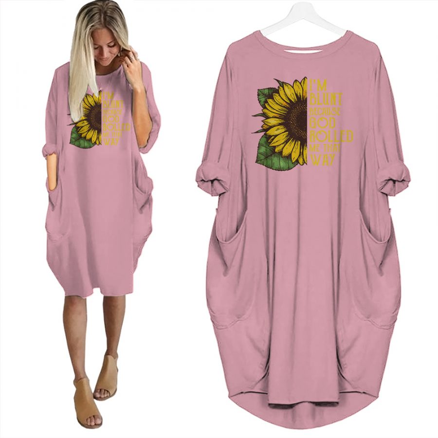 I'm Blunt Limited Edition Pocket Dress Sunflower T-shirt