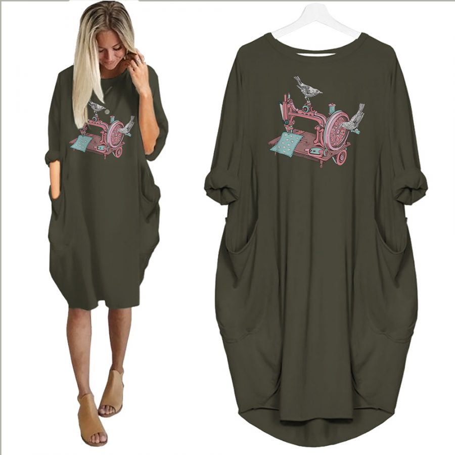 Sewing Machine Limited Edition Pocket Dress