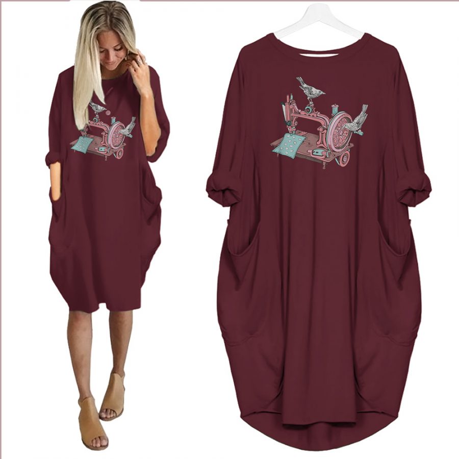Sewing Machine Limited Edition Pocket Dress