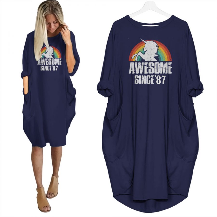 Awesome Since 1987 Limited Edition Pocket Dress Awesome Since 1987 Limited Edition Pocket Dress