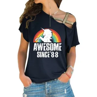 Awesome Since 1988 Limited Edition Off Shoulder Shirt