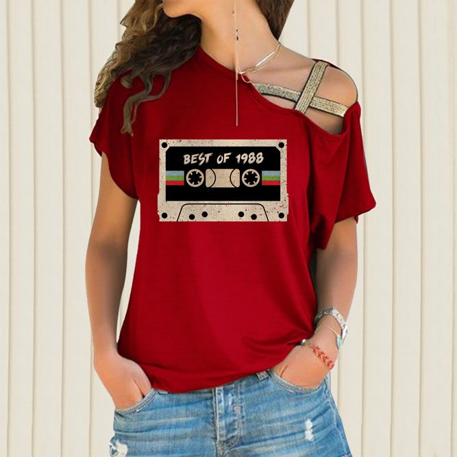 Best Of 1988 Limited Edition Off Shoulder Shirt Best Of 1988 Limited Edition Off Shoulder Shirt