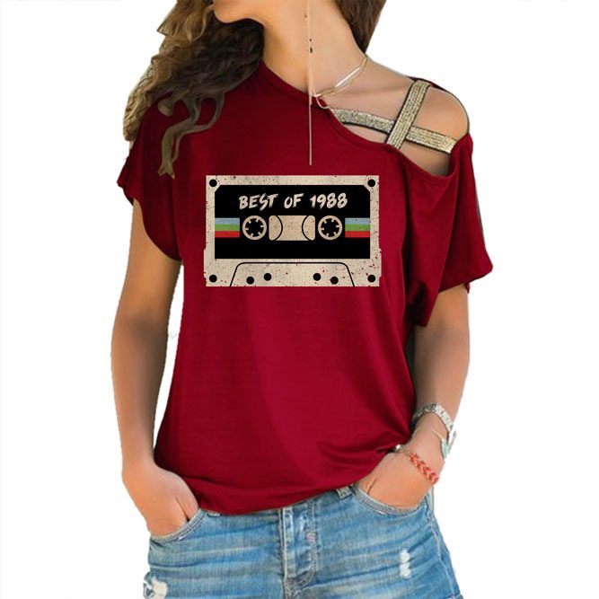 Best Of 1988 Limited Edition Off Shoulder Shirt Best Of 1988 Limited Edition Off Shoulder Shirt