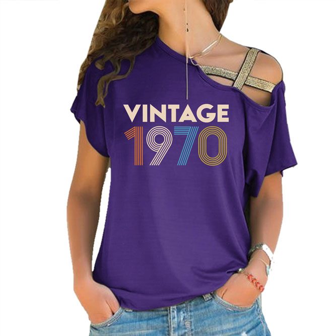 Vintage 1970 Limited Edition Off Shoulder Shirt