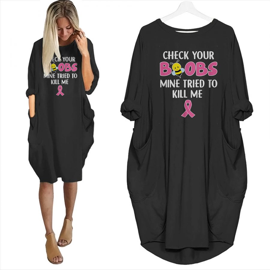 Check Your Boobs Limited Edition Pocket Dress Check Your Boobs Limited Edition Pocket Dress