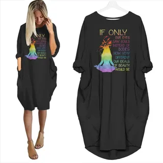 If Only Our Eyes Saw Souls Limited Edition Pocket Dress