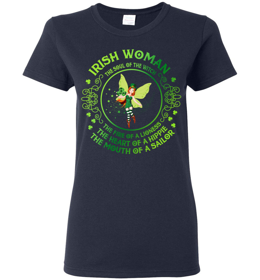 Irish Woman Ladies Short-Sleeve Irish Woman Ladies Short-Sleeve