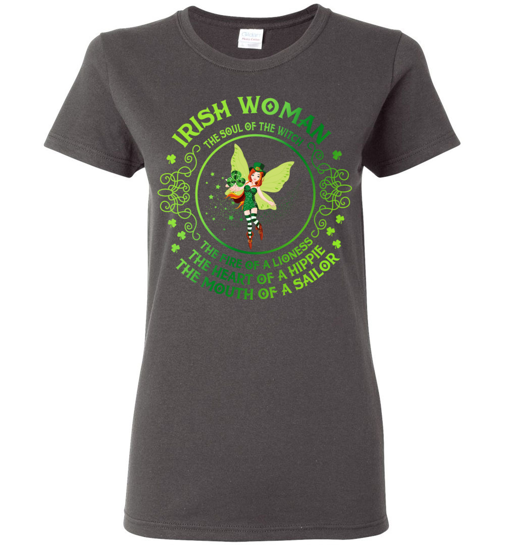 Irish Woman Ladies Short-Sleeve Irish Woman Ladies Short-Sleeve