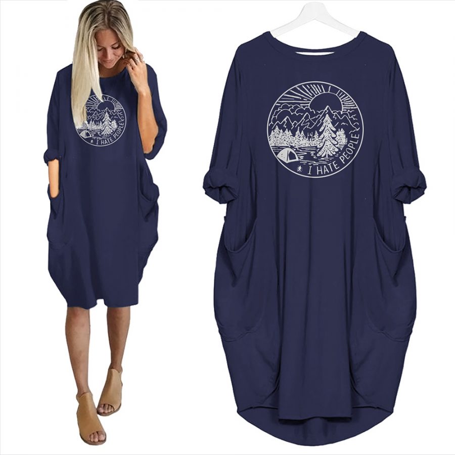 I Hate People Limited Edition Pocket Dress I Hate People Limited Edition Pocket Dress