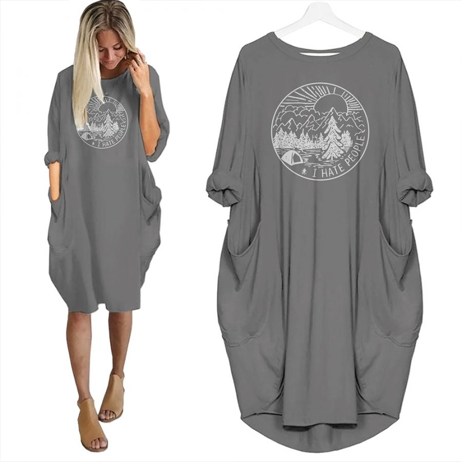 I Hate People Limited Edition Pocket Dress I Hate People Limited Edition Pocket Dress