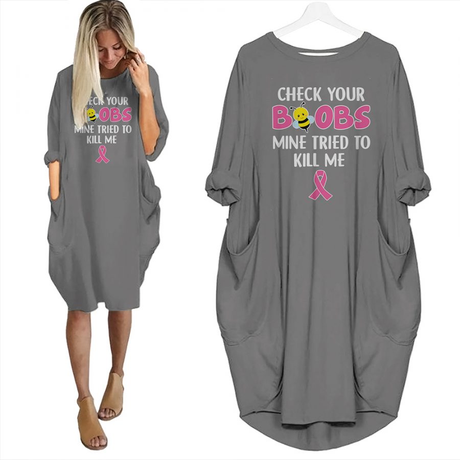 Check Your Boobs Limited Edition Pocket Dress Check Your Boobs Limited Edition Pocket Dress