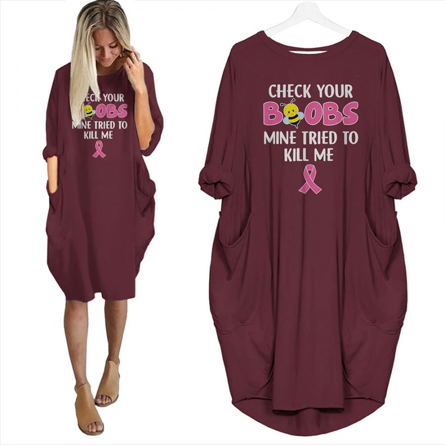Check Your Boobs Limited Edition Pocket Dress Check Your Boobs Limited Edition Pocket Dress