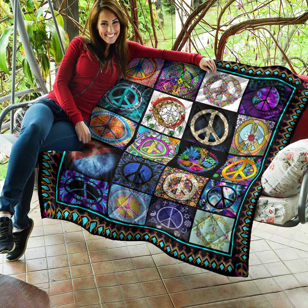 Peace Love Limited Edition Quilt - alternate