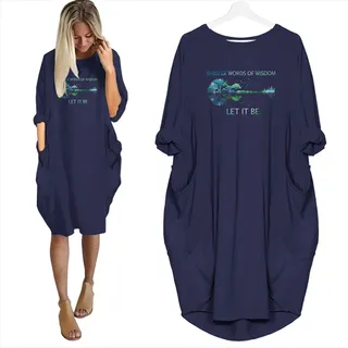 Whisper Words Of Wisdom Let It Be Limited Edition Pocket Dress Hippie Clothes – alternate