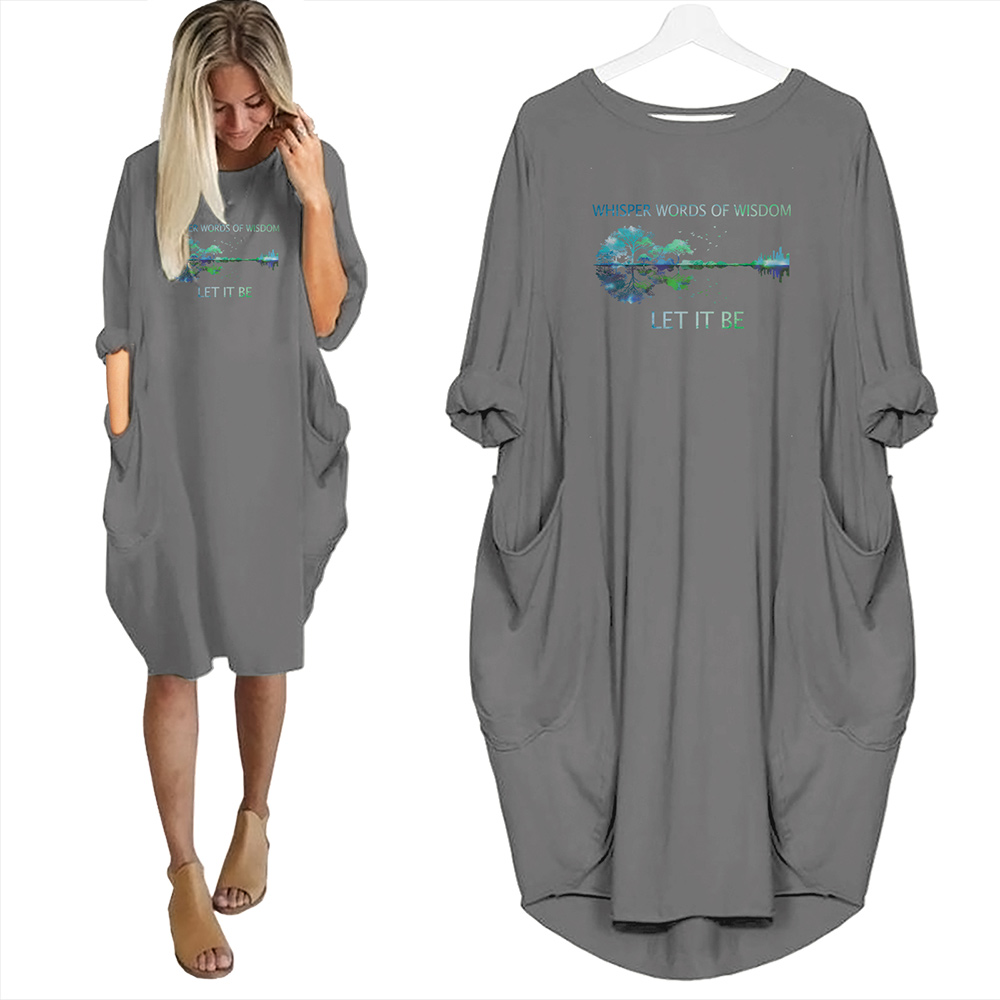 Whisper Words Of Wisdom Let It Be Limited Edition Pocket Dress Hippie Clothes Whisper Words Of Wisdom Let It Be Limited Edition Pocket Dress Hippie Clothes