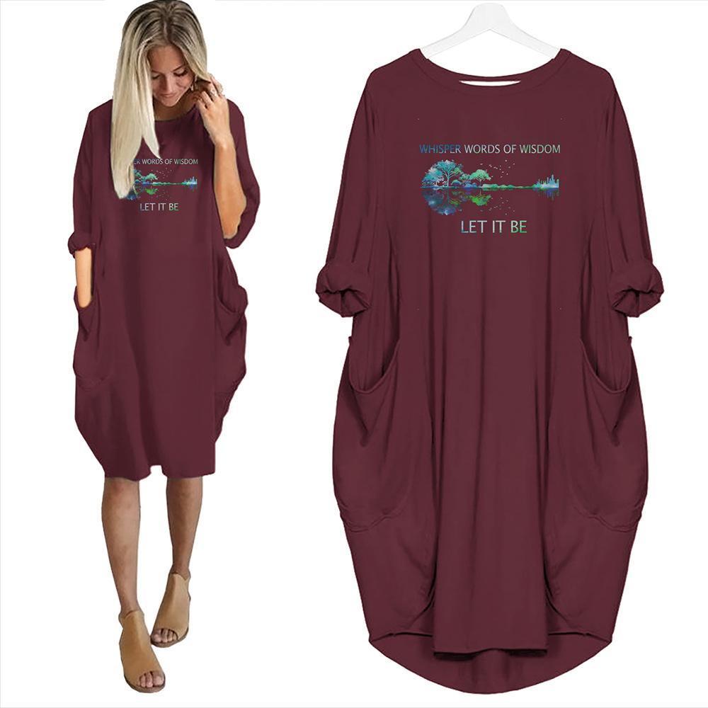 Whisper Words Of Wisdom Let It Be Limited Edition Pocket Dress Hippie Clothes Whisper Words Of Wisdom Let It Be Limited Edition Pocket Dress Hippie Clothes