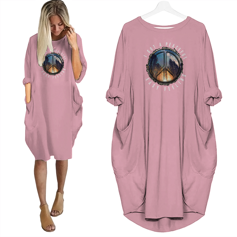 I Got A Peaceful Easy Feeling Limited Edition Pocket Dress Hippie Clothes I Got A Peaceful Easy Feeling Limited Edition Pocket Dress Hippie Clothes