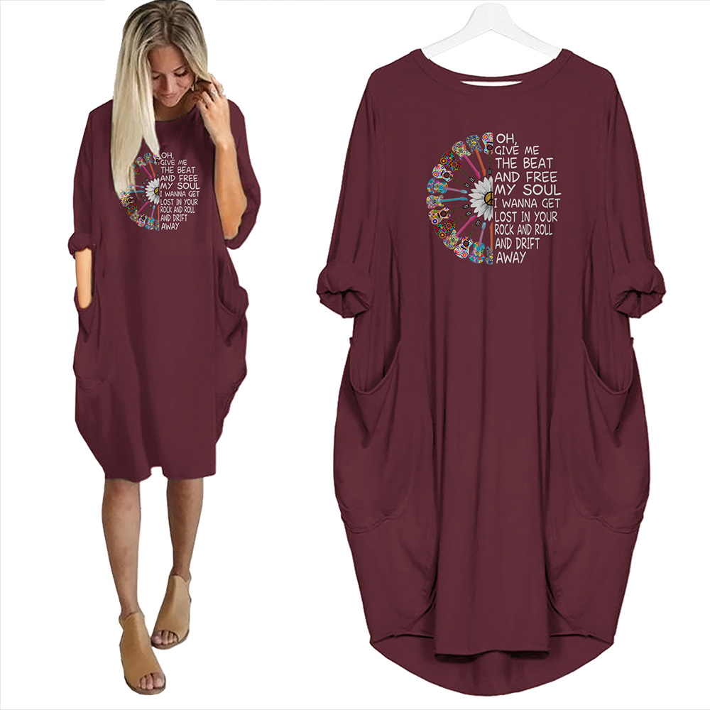 Oh Give Me the Beat And Free My Soul Limited Edition Pocket Dress