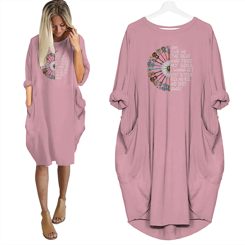 Oh Give Me the Beat And Free My Soul Limited Edition Pocket Dress