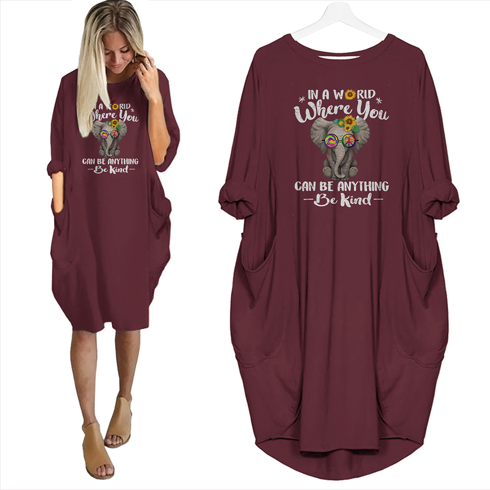 In A World Where You Can Be Anything Be Kind Limited Edition Pocket Dress